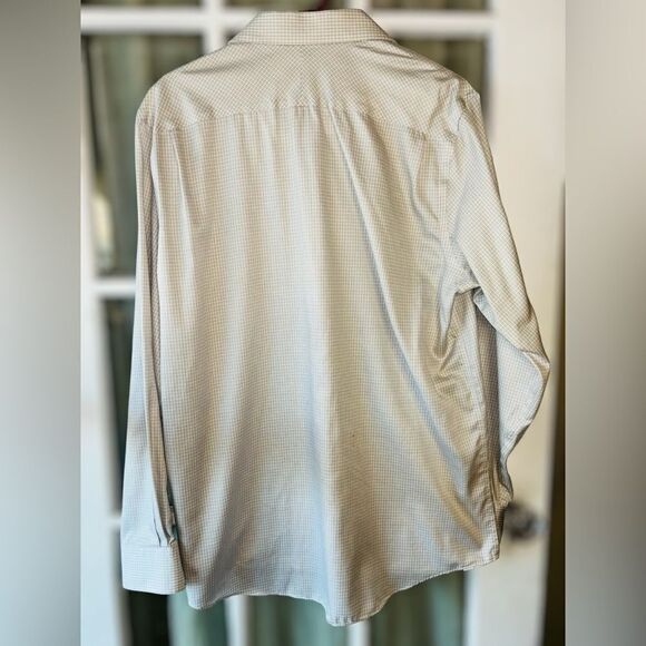 Joseph Abboud Men’s 16.5 34/35 Long Sleeved Classic Fit Checked Plaid Shirt - Picture 2 of 8